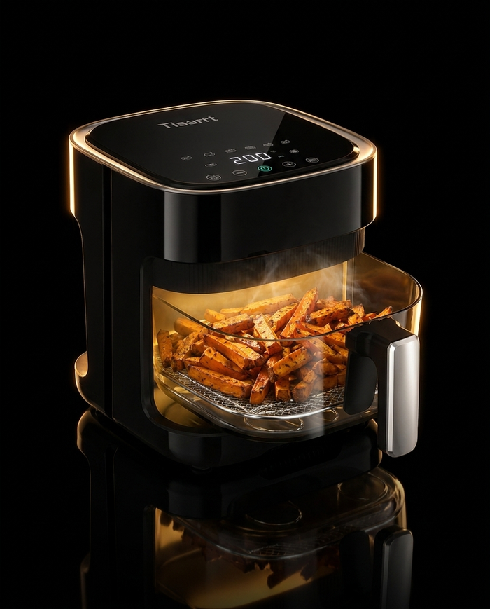 Glass Air Fryer · 5.5 L